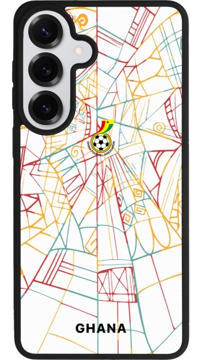Coque Samsung Galaxy S26+ - Silicone rigide noir Maillot de football Ghana 2026 personnalisable