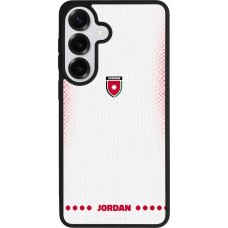 Samsung Galaxy S26+ Case Hülle - Silikon schwarz Jordanien 2026 personalisierbares Fussballtrikot