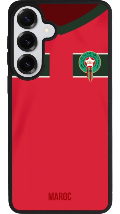 Samsung Galaxy S26+ Case Hülle - Silikon schwarz Marokko 2022 personalisierbares Fussballtrikot