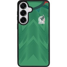 Samsung Galaxy S26+ Case Hülle - Silikon schwarz Mexiko 2022 personalisierbares Fussballtrikot