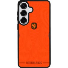 Samsung Galaxy S26+ Case Hülle - Silikon schwarz Niederlande 2026 personalisierbares Fussballtrikot