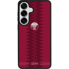 Samsung Galaxy S26+ Case Hülle - Silikon schwarz Qatar 2026 personalisierbares Fussballtrikot