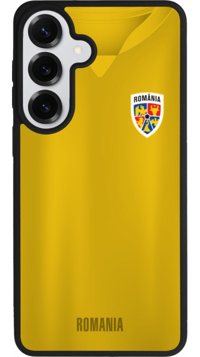 Coque Samsung Galaxy S26+ - Silicone rigide noir Maillot de football Roumanie