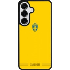 Samsung Galaxy S26+ Case Hülle - Silikon schwarz Schweden 2026 personalisierbares Fussballtrikot