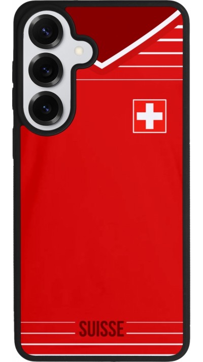 Coque Samsung Galaxy S26+ - Silicone rigide noir Football shirt Switzerland 2022