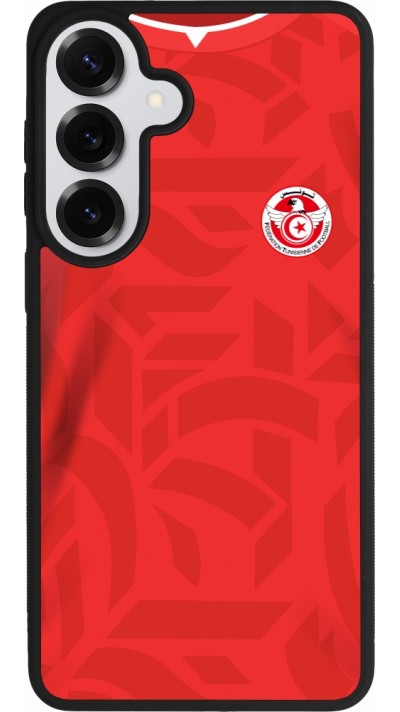 Samsung Galaxy S26+ Case Hülle - Silikon schwarz Tunesien 2022 personalisierbares Fussballtrikot