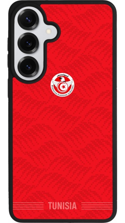 Coque Samsung Galaxy S26+ - Silicone rigide noir Maillot de football Tunisie 2026 personnalisable