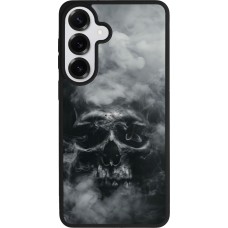 Coque Samsung Galaxy S26+ - Silicone rigide noir Halloween 2024 smoky skull