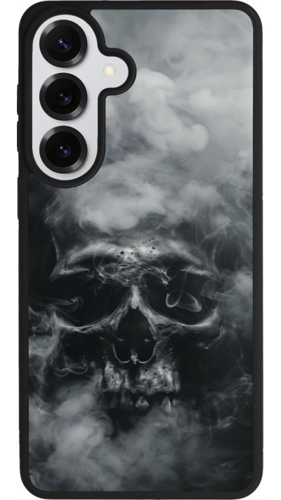 Samsung Galaxy S26+ Case Hülle - Silikon schwarz Halloween 2024 smoky skull