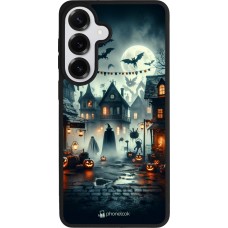 Samsung Galaxy S26+ Case Hülle - Silikon schwarz Halloween Spukstadt