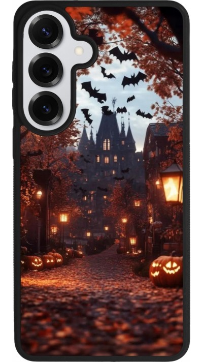 Samsung Galaxy S26+ Case Hülle - Silikon schwarz Halloween 2025 Haunted house