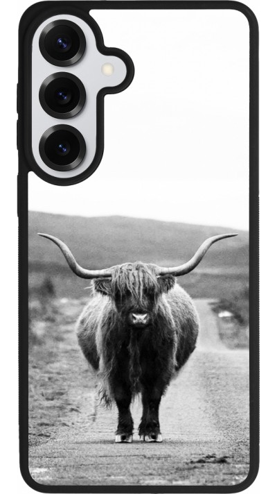 Samsung Galaxy S26+ Case Hülle - Silikon schwarz Highland cattle