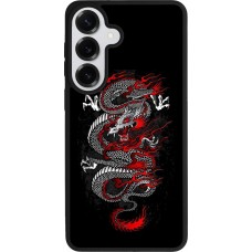 Samsung Galaxy S26+ Case Hülle - Silikon schwarz Japanese style Dragon Tattoo Red Black