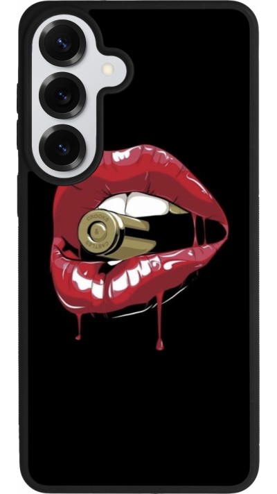 Samsung Galaxy S26+ Case Hülle - Silikon schwarz Lips bullet