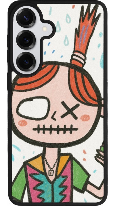 Samsung Galaxy S26+ Case Hülle - Silikon schwarz Little Girl Sketch