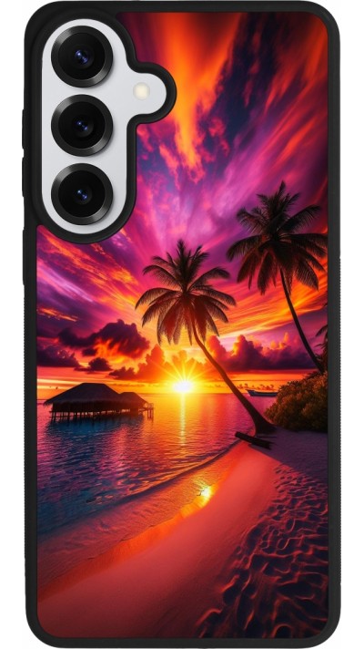 Samsung Galaxy S26+ Case Hülle - Silikon schwarz Malediven Abenddämmerung Glückseligkeit