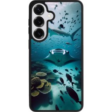 Samsung Galaxy S26+ Case Hülle - Silikon schwarz Manta Lagune Reinigung
