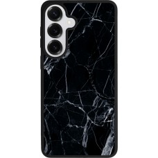 Samsung Galaxy S26+ Case Hülle - Silikon schwarz Marble Black 01