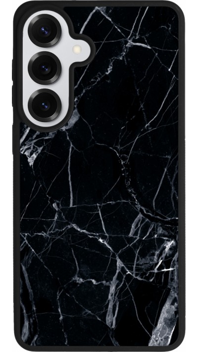 Samsung Galaxy S26+ Case Hülle - Silikon schwarz Marble Black 01