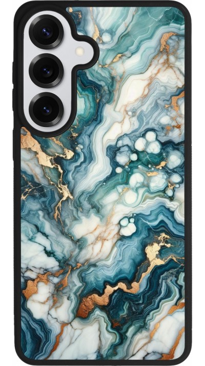 Samsung Galaxy S26+ Case Hülle - Silikon schwarz Grüner Blauer Goldener Marmor