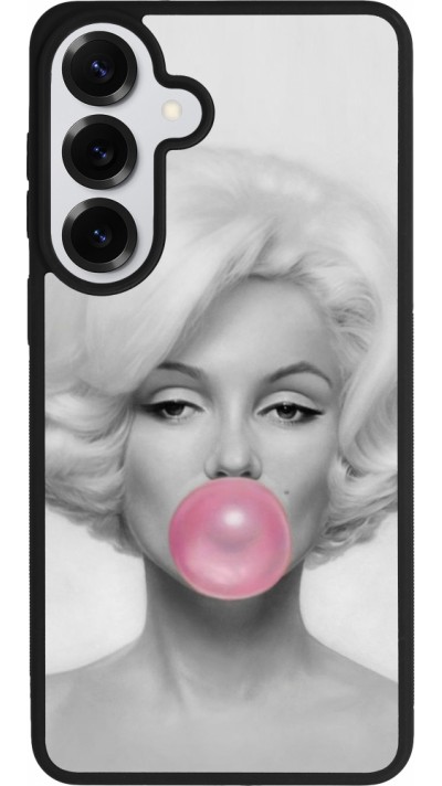 Samsung Galaxy S26+ Case Hülle - Silikon schwarz Marilyn Bubble