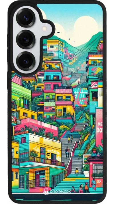 Samsung Galaxy S26+ Case Hülle - Silikon schwarz Medellin Comuna 13 Kunst
