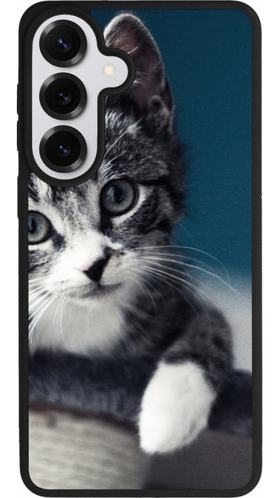 Samsung Galaxy S26+ Case Hülle - Silikon schwarz Meow 23