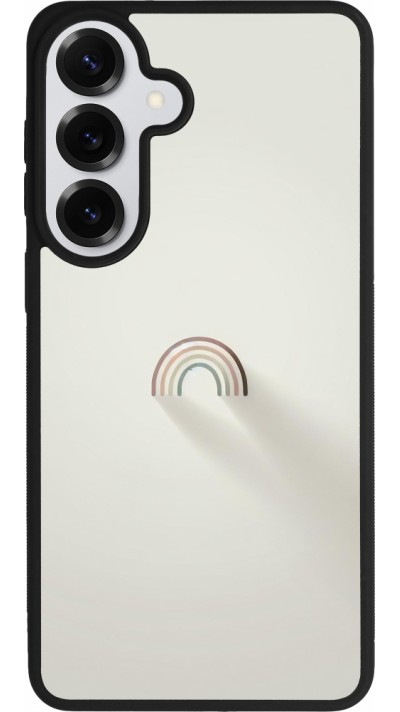 Samsung Galaxy S26+ Case Hülle - Silikon schwarz Mini Regenbogen Minimal