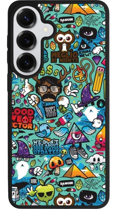 Samsung Galaxy S26+ Case Hülle - Silikon schwarz Mixed Cartoons Turquoise