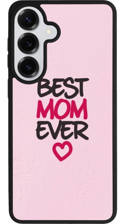 Samsung Galaxy S26+ Case Hülle - Silikon schwarz Mom 2023 best Mom ever pink