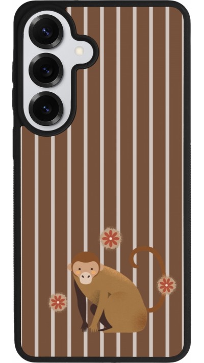 Samsung Galaxy S26+ Case Hülle - Silikon schwarz Monkey with stripes