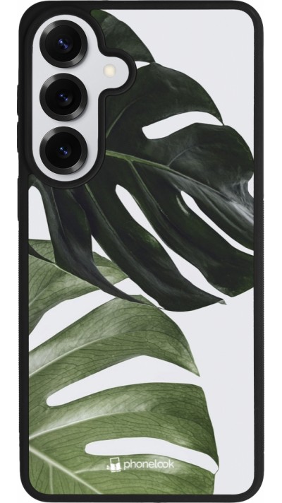 Samsung Galaxy S26+ Case Hülle - Silikon schwarz Monstera Plant