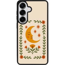 Coque Samsung Galaxy S26+ - Silicone rigide noir Half moon stamp 2026