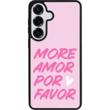 Samsung Galaxy S26+ Case Hülle - Silikon schwarz More amor porfavor