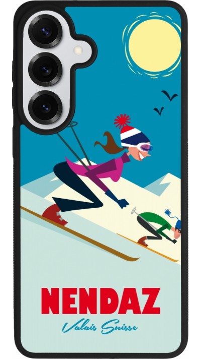 Samsung Galaxy S26+ Case Hülle - Silikon schwarz Nendaz Ski Downhill