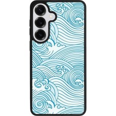 Samsung Galaxy S26+ Case Hülle - Silikon schwarz Ocean Waves