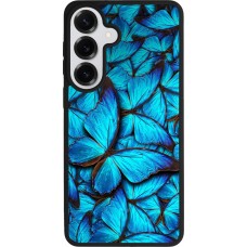 Samsung Galaxy S26+ Case Hülle - Silikon schwarz Papillon bleu