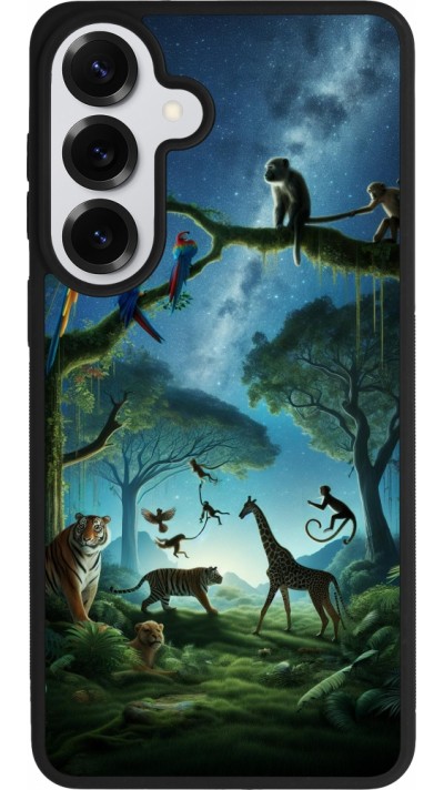 Samsung Galaxy S26+ Case Hülle - Silikon schwarz Paradies der exotischen Tiere