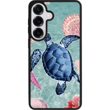 Coque Samsung Galaxy S26+ - Silicone rigide noir Preppy Turtle