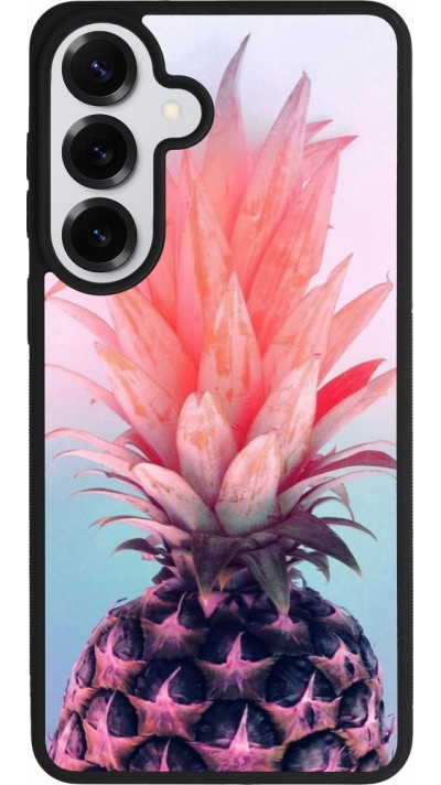 Samsung Galaxy S26+ Case Hülle - Silikon schwarz Purple Pink Pineapple