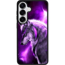Samsung Galaxy S26+ Case Hülle - Silikon schwarz Purple Sky Wolf