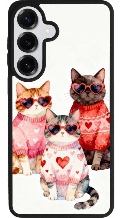 Samsung Galaxy S26+ Case Hülle - Silikon schwarz Saint Valentines Day 26 Cat Love