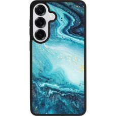 Samsung Galaxy S26+ Case Hülle - Silikon schwarz Sea Foam Blue