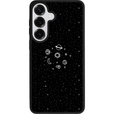 Samsung Galaxy S26+ Case Hülle - Silikon schwarz Space Doodle