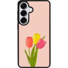 Samsung Galaxy S26+ Case Hülle - Silikon schwarz Spring 23 tulip trio