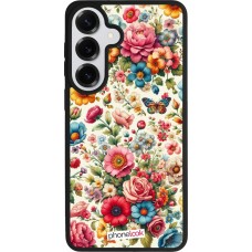 Samsung Galaxy S26+ Case Hülle - Silikon schwarz Spring 25 fruehling bluetend