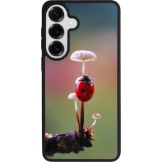 Samsung Galaxy S26+ Case Hülle - Silikon schwarz Ladybird on a mushroom 2026