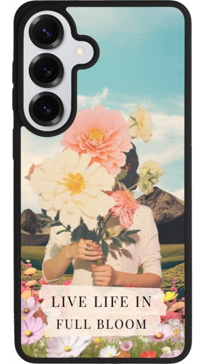 Samsung Galaxy S26+ Case Hülle - Silikon schwarz Live life in full moon 2026