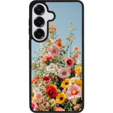 Samsung Galaxy S26+ Case Hülle - Silikon schwarz Spring flowers 2026