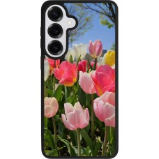 Samsung Galaxy S26+ Case Hülle - Silikon schwarz Tulips 2026
